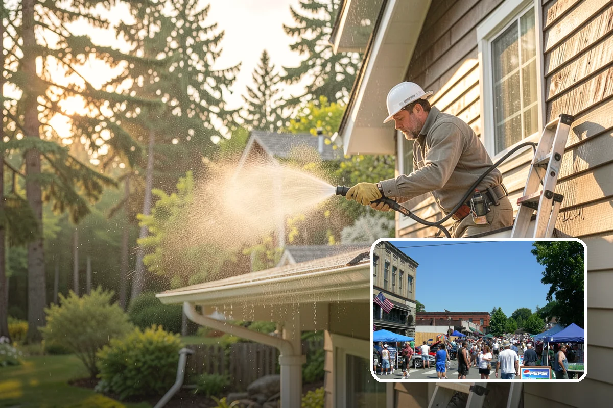 Metal Cleaning in Snohomish, Snohomish County, WA - Lifts grime and oxidation film from exterior metal
