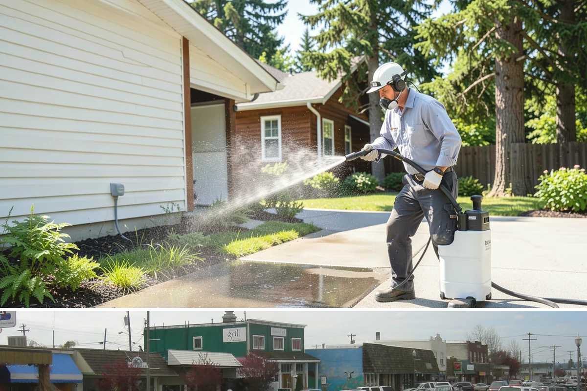 Metal Cleaning in Stanwood, Snohomish County, WA - Clean exterior metal in late spring to remove the film that builds through the damp winter and to slow seasonal corrosion.