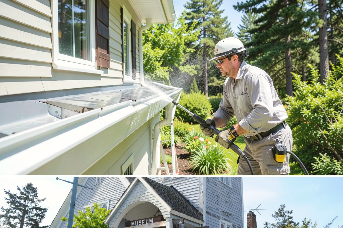Metal Cleaning in Steilacoom, Pierce County, WA - Clean exterior metal in late spring to remove the film that builds through the damp winter and to slow seasonal corrosion.