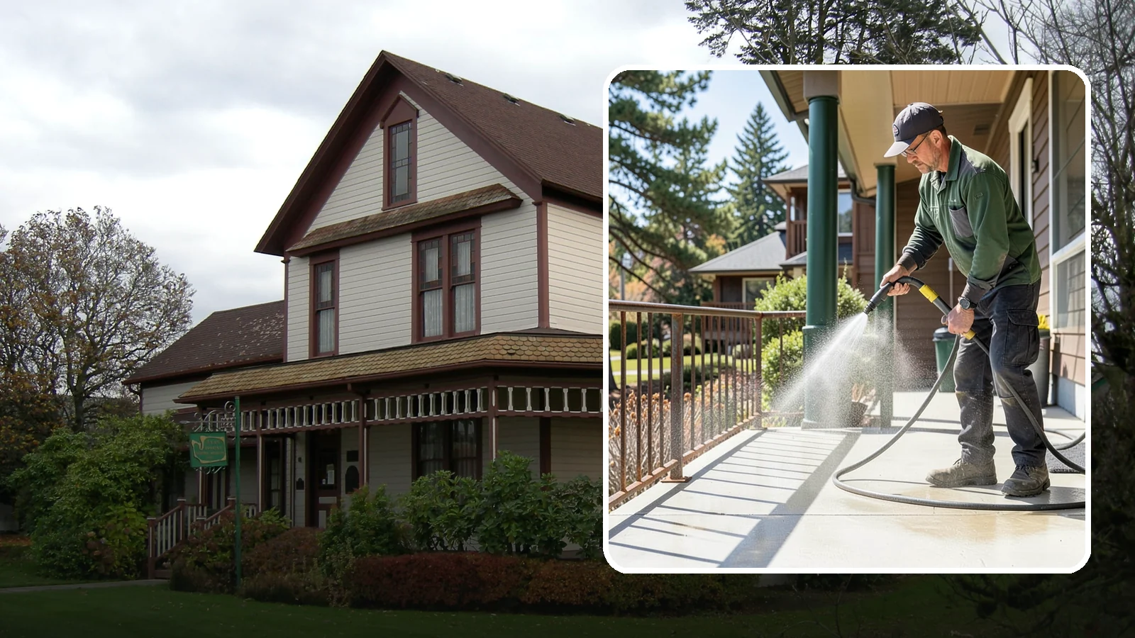 Metal Cleaning in Sumner, Pierce County, WA - Gentle cleaning of exterior metal surfaces and railings that removes grime, oxidation film, and staining without scratching.