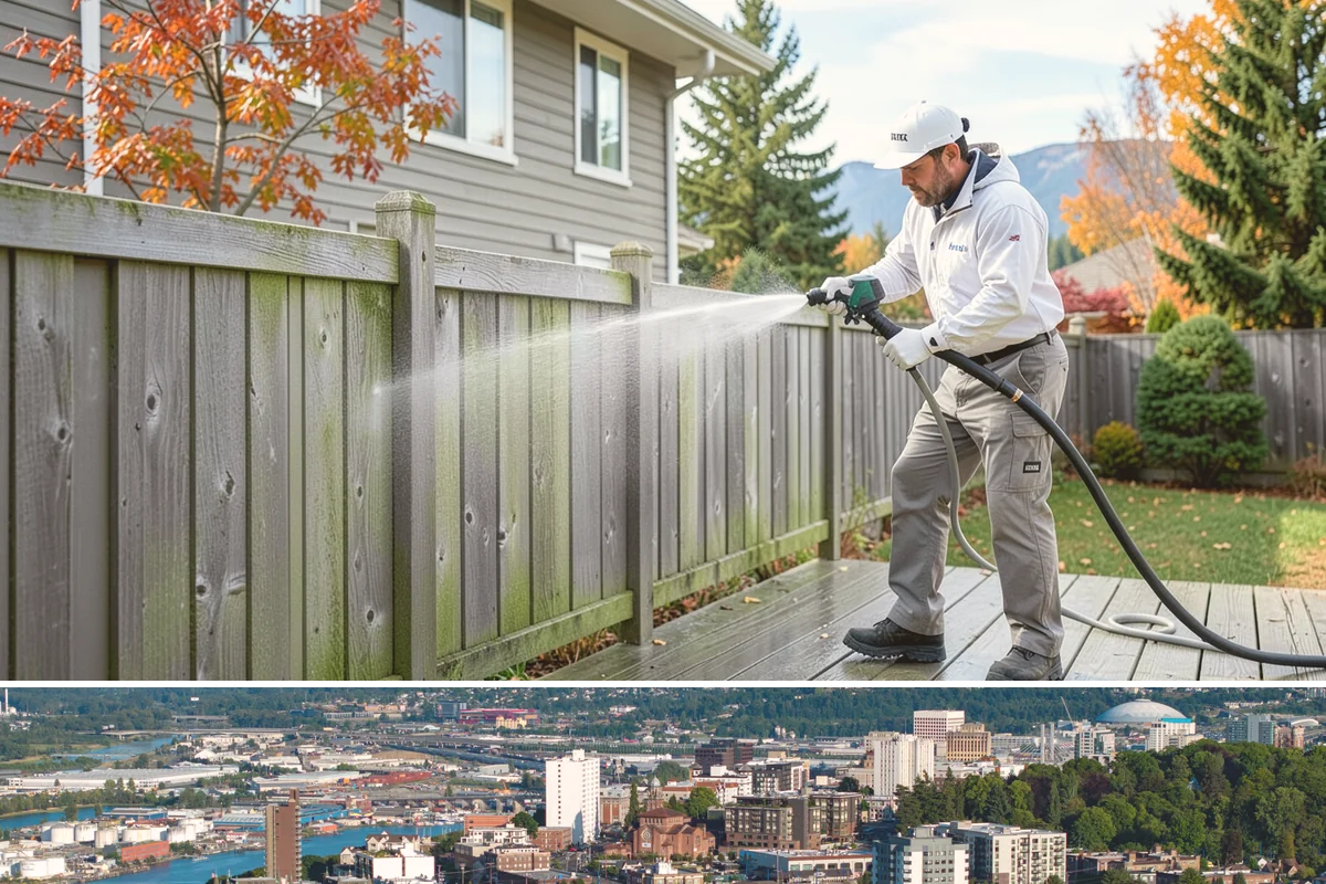 Metal Cleaning in Tacoma, Pierce County, WA - Clean exterior metal in late spring to remove the film that builds through the damp winter and to slow seasonal corrosion.