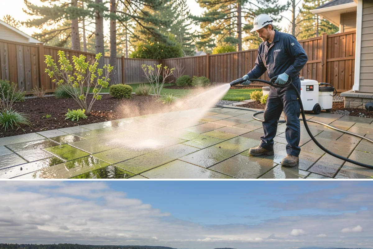 Metal Cleaning in University Place, Pierce County, WA - Clean exterior metal in late spring to remove the film that builds through the damp winter and to slow seasonal corrosion.