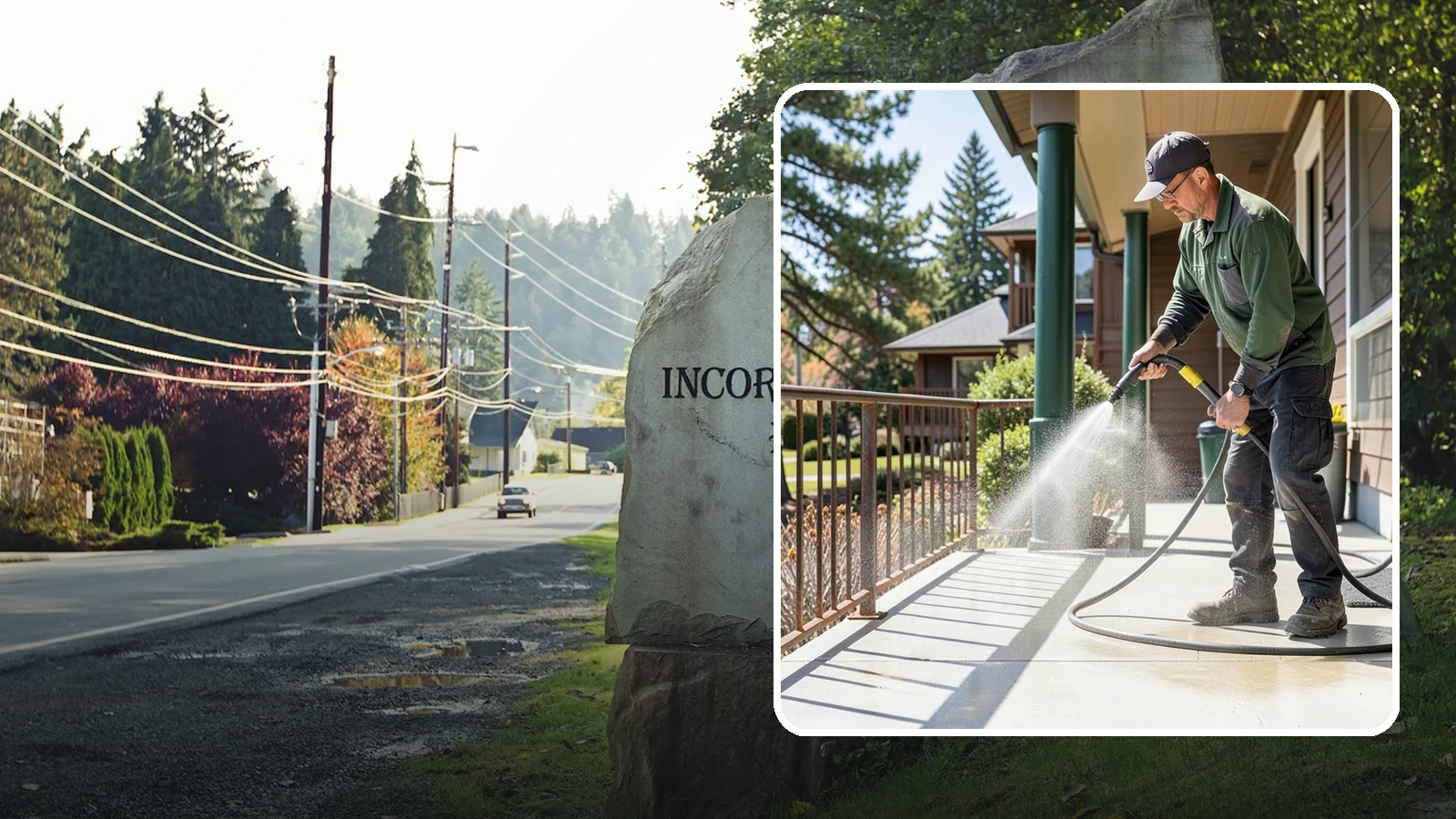 Metal Cleaning in Wilkeson, Pierce County, WA - Gentle cleaning of exterior metal surfaces and railings that removes grime, oxidation film, and staining without scratching.