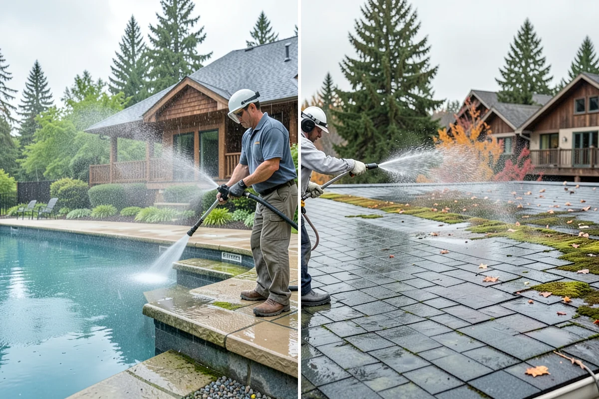 Metal Roof Cleaning in Arlington, Snohomish County, WA - Identify the metal type and coating condition