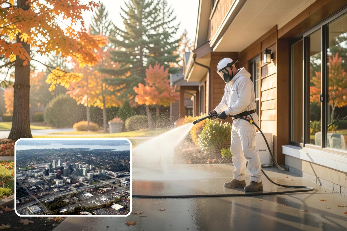 Metal Roof Cleaning in Bellevue, King County, WA - Removes moss and grime without scratching painted or galvanized coatings
