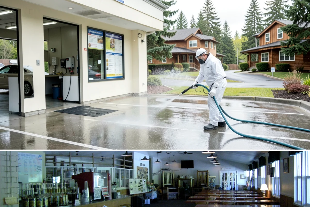 Metal Roof Cleaning in Black Diamond, King County, WA - Summer and early autumn provide the dry footing and mild temperatures that make metal roof work safest.