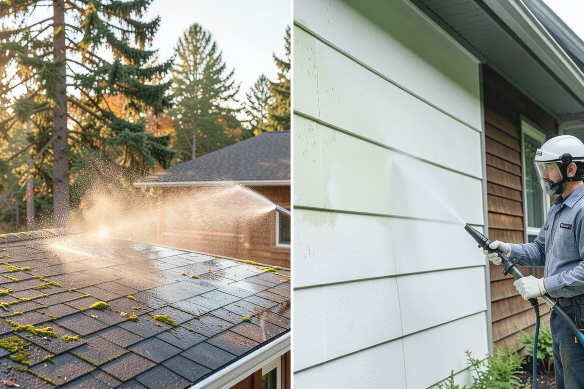 Metal Roof Cleaning in Bonney Lake, Pierce County, WA - Identify the metal type and coating condition