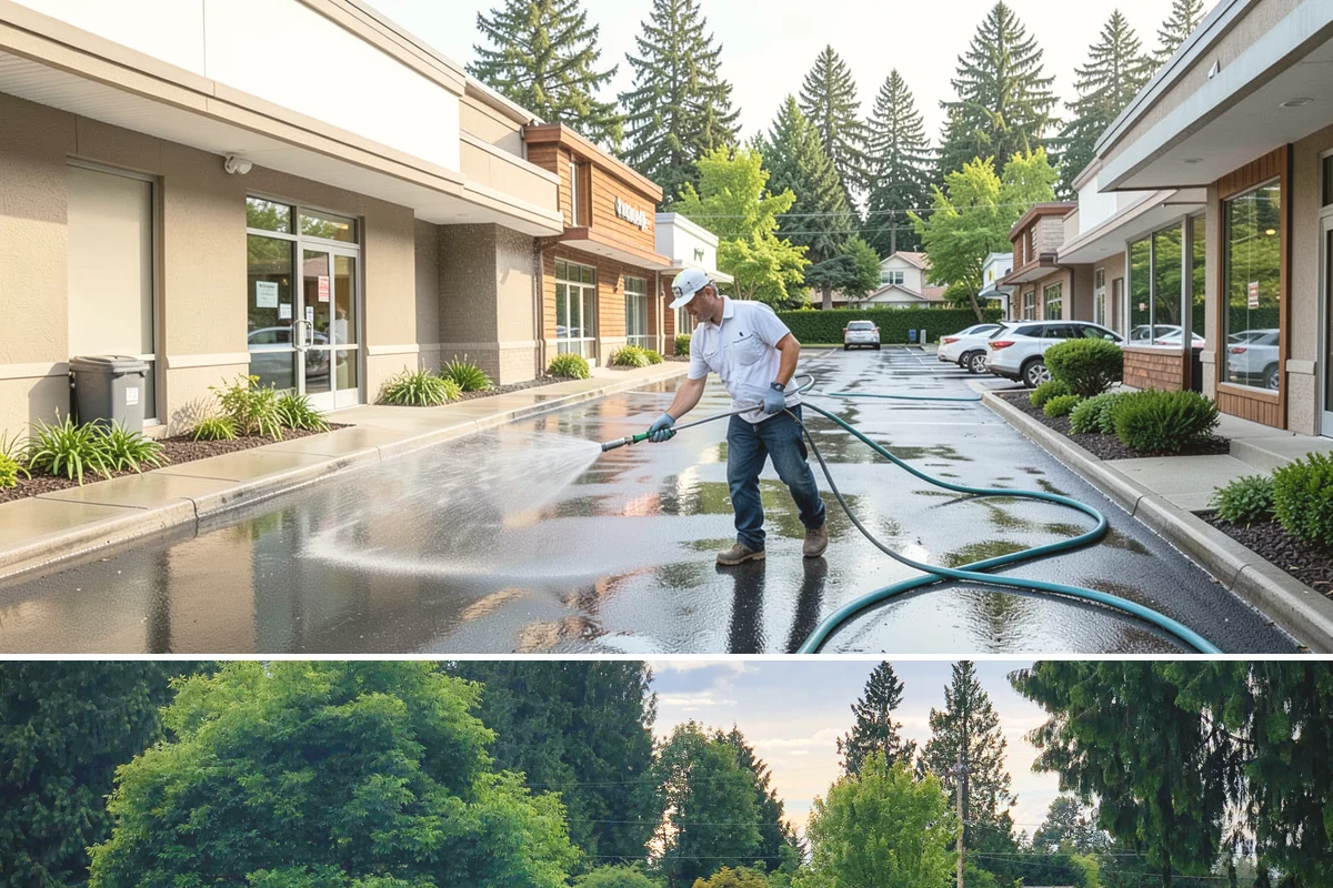 Metal Roof Cleaning in Bonney Lake, Pierce County, WA - Summer and early autumn provide the dry footing and mild temperatures that make metal roof work safest.