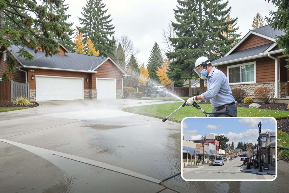 Metal Roof Cleaning in Bothell, King County, WA - Removes moss and grime without scratching painted or galvanized coatings