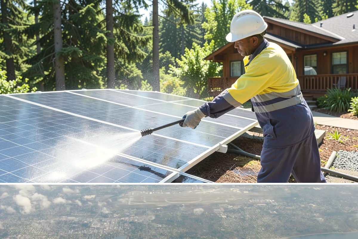 Metal Roof Cleaning in Burien, King County, WA - Summer and early autumn provide the dry footing and mild temperatures that make metal roof work safest.