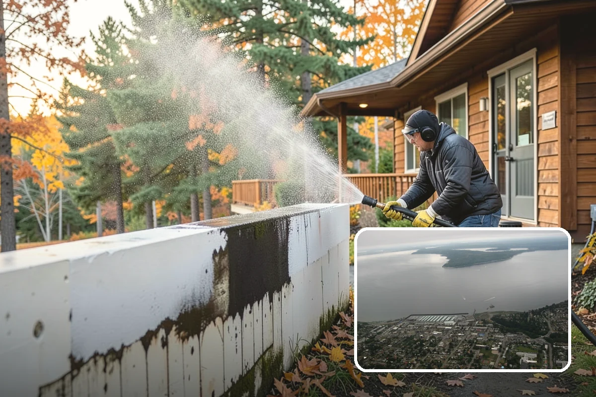 Metal Roof Cleaning in Des Moines, King County, WA - Removes moss and grime without scratching painted or galvanized coatings