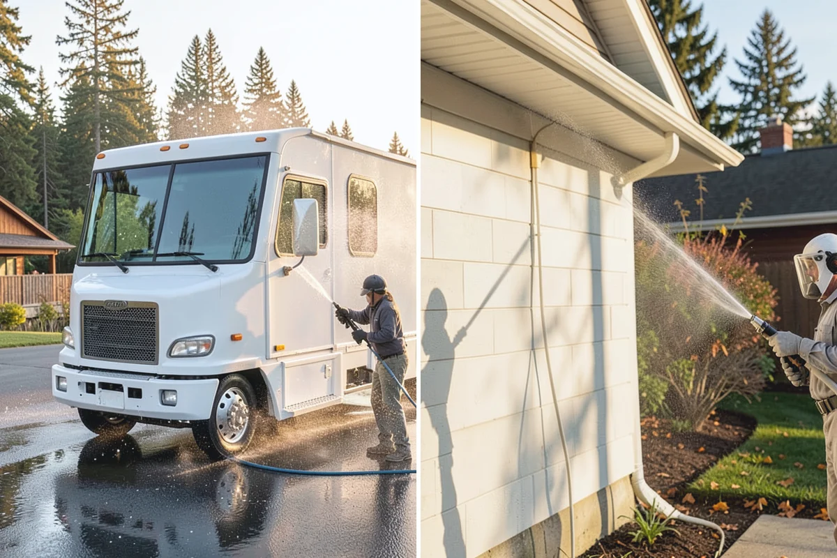 Metal Roof Cleaning in Des Moines, King County, WA - Identify the metal type and coating condition