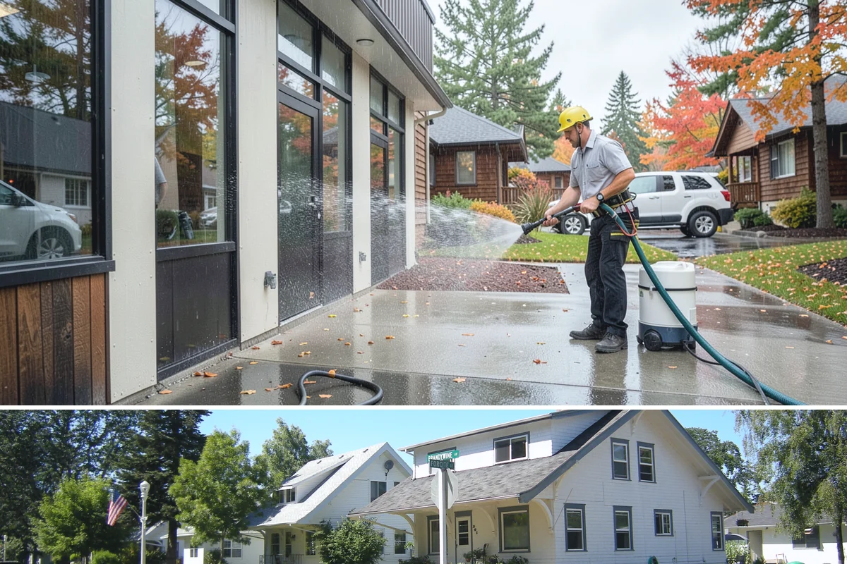 Metal Roof Cleaning in DuPont, Pierce County, WA - Summer and early autumn provide the dry footing and mild temperatures that make metal roof work safest.