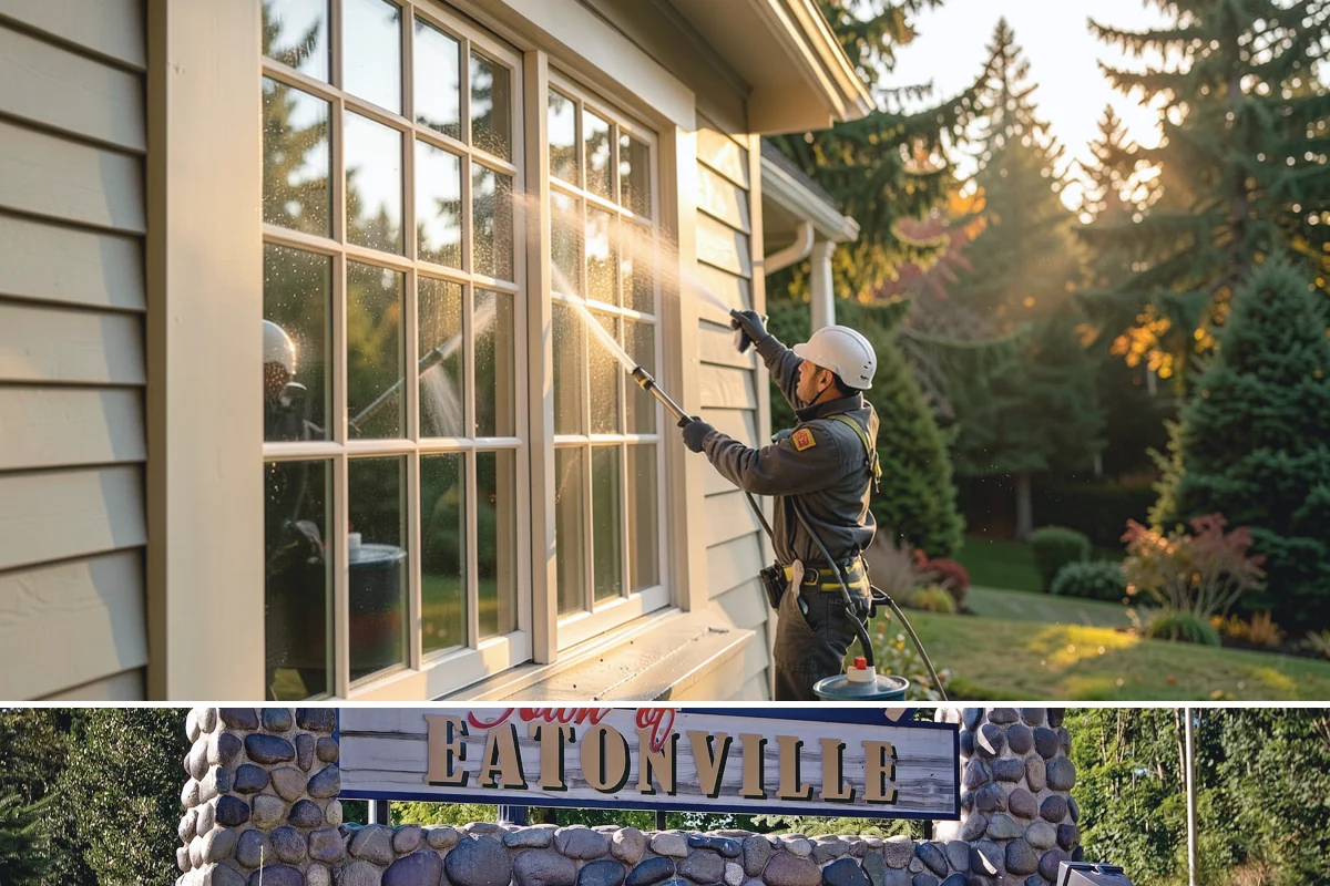 Metal Roof Cleaning in Eatonville, Pierce County, WA - Summer and early autumn provide the dry footing and mild temperatures that make metal roof work safest.
