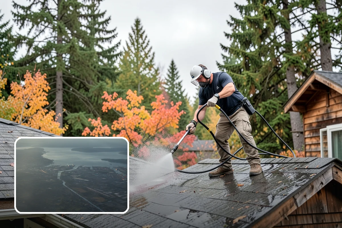 Metal Roof Cleaning in Fife, Pierce County, WA - Removes moss and grime without scratching painted or galvanized coatings