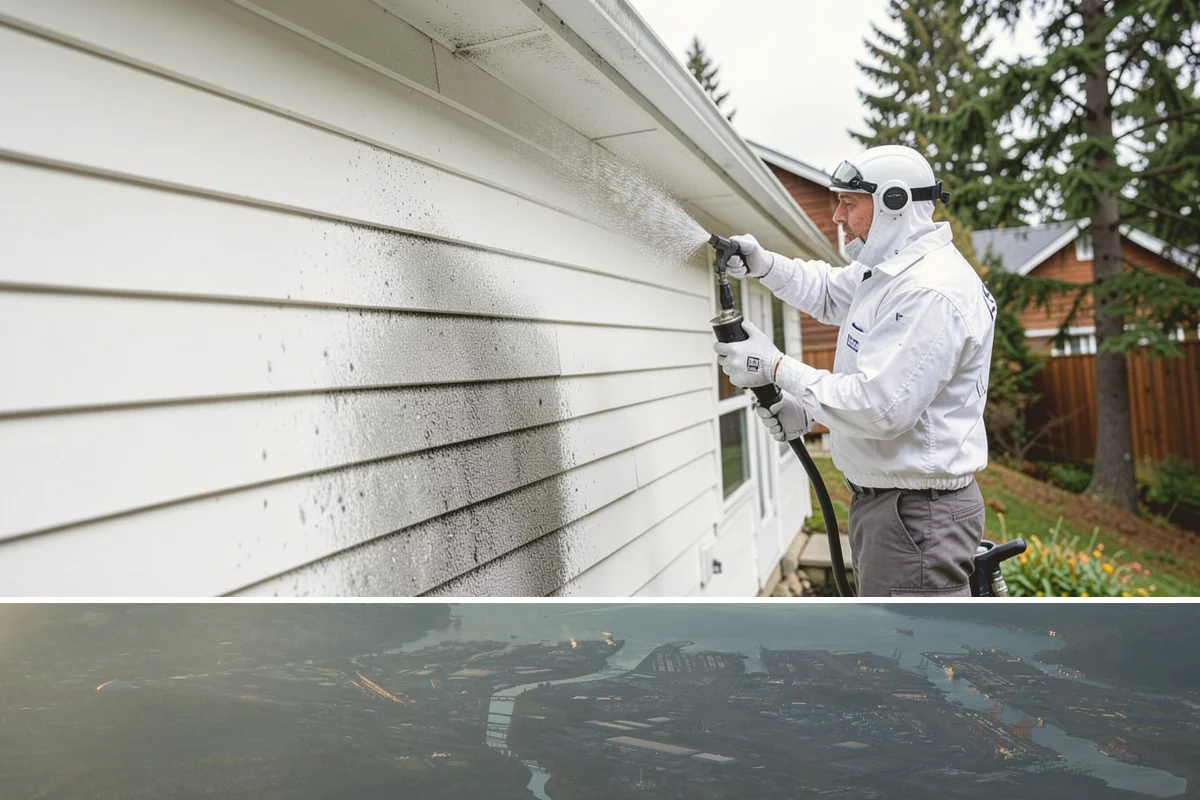 Metal Roof Cleaning in Fife, Pierce County, WA - Summer and early autumn provide the dry footing and mild temperatures that make metal roof work safest.