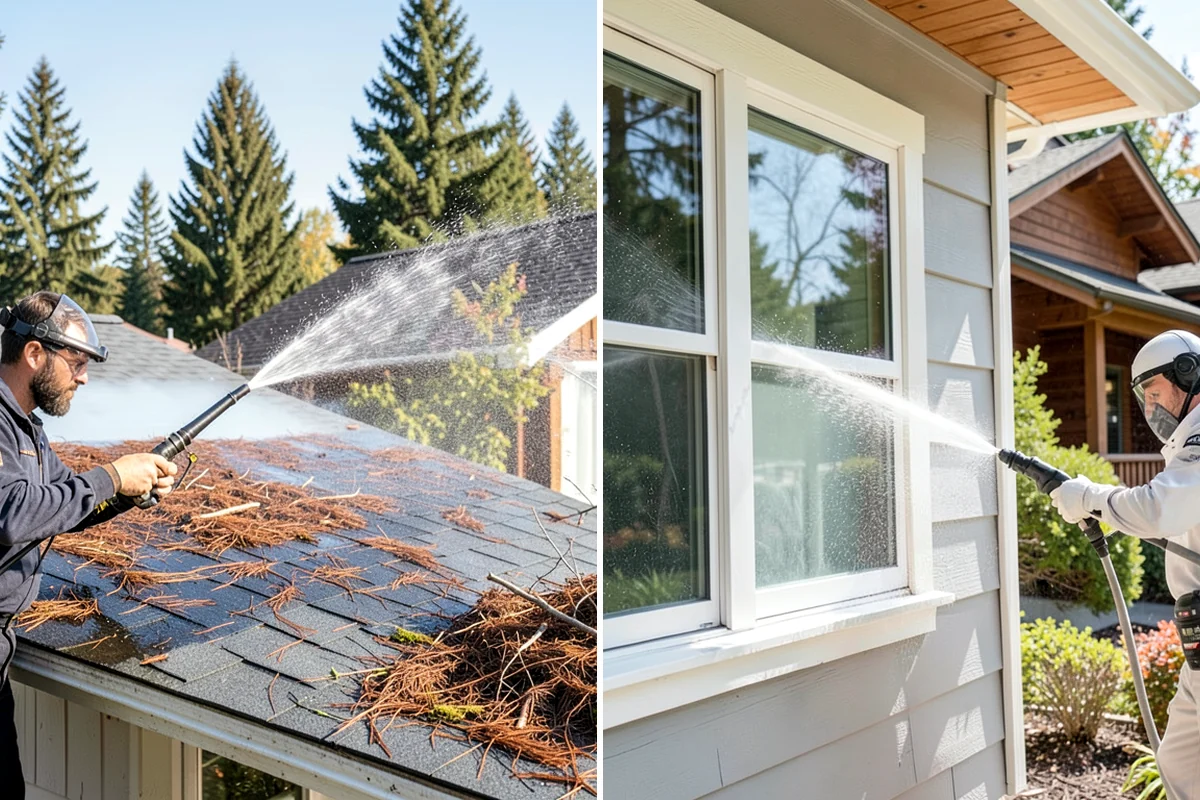 Metal Roof Cleaning in Fircrest, Pierce County, WA - Identify the metal type and coating condition