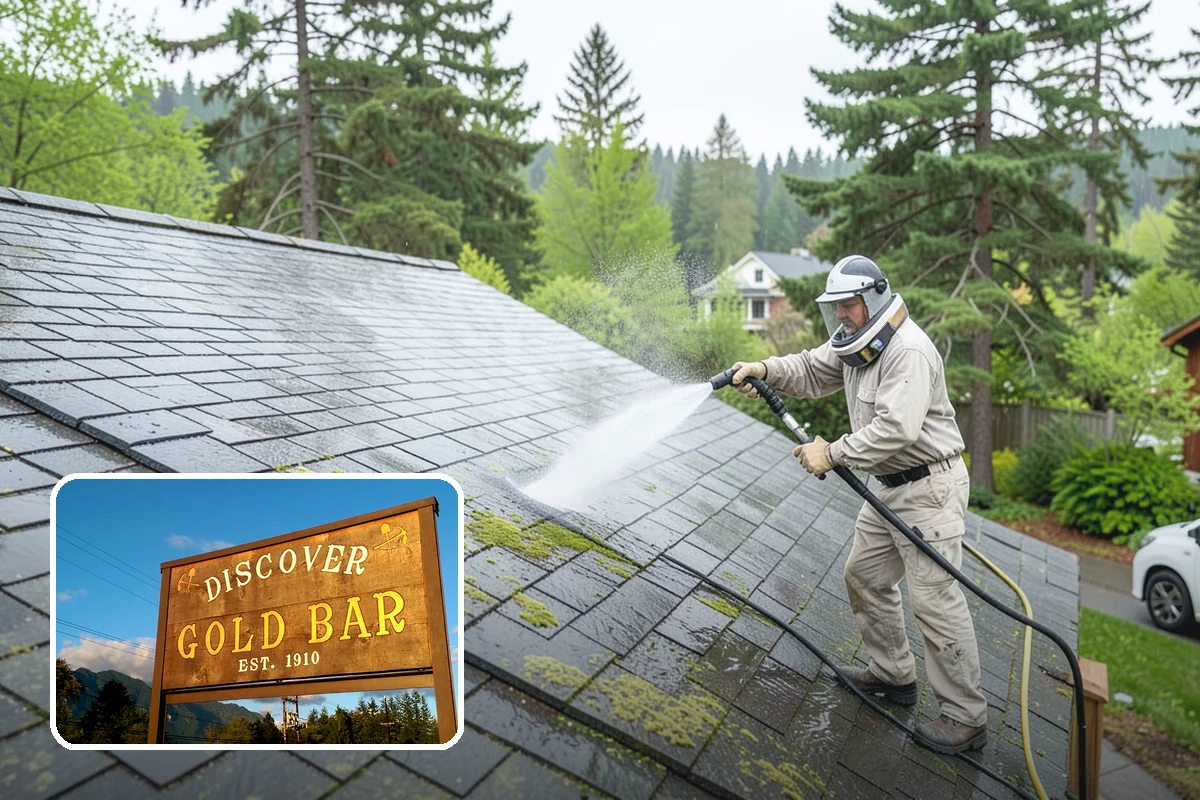 Metal Roof Cleaning in Gold Bar, Snohomish County, WA - Removes moss and grime without scratching painted or galvanized coatings
