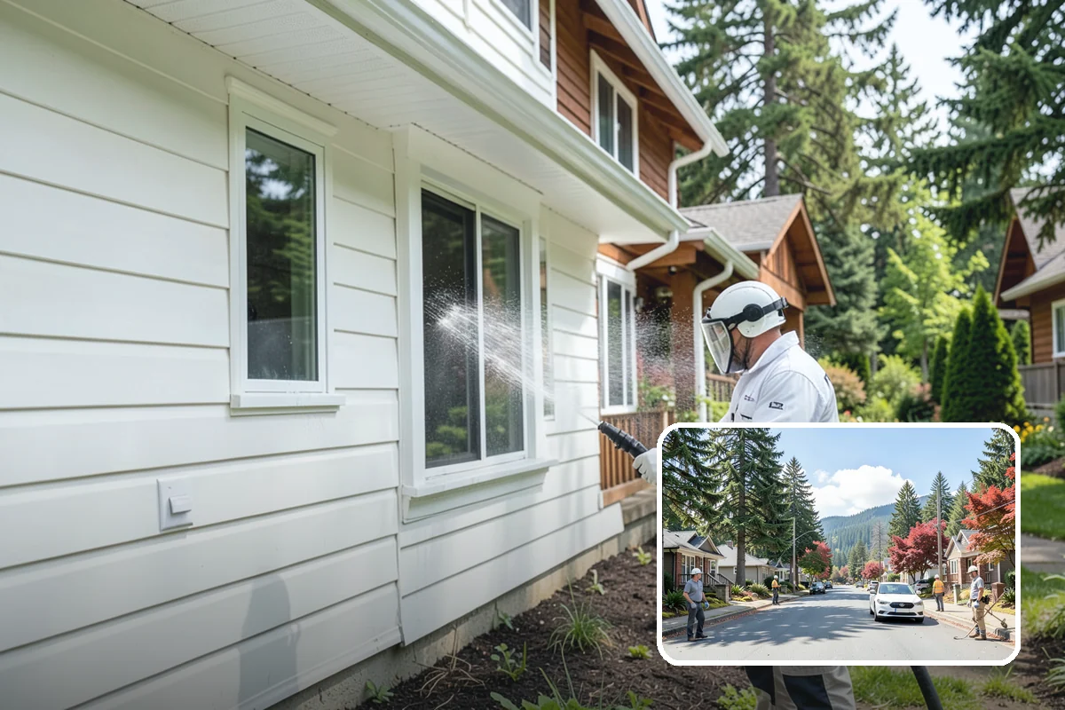 Metal Roof Cleaning in Hunts Point, King County, WA - Removes moss and grime without scratching painted or galvanized coatings