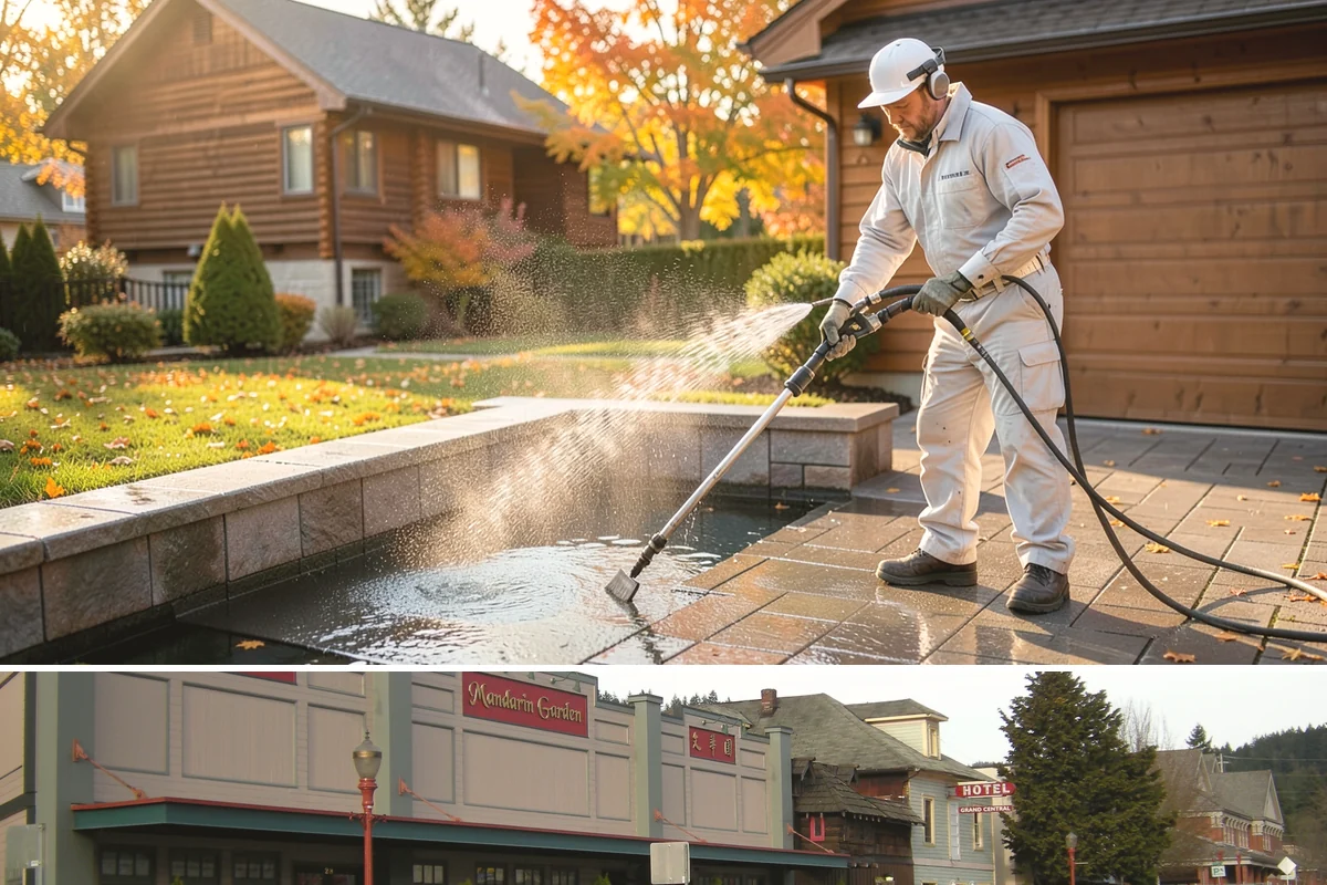 Metal Roof Cleaning in Issaquah, King County, WA - Summer and early autumn provide the dry footing and mild temperatures that make metal roof work safest.