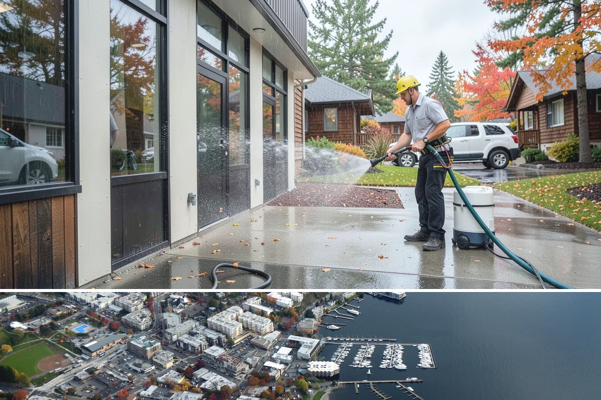 Metal Roof Cleaning in Kirkland, King County, WA - Summer and early autumn provide the dry footing and mild temperatures that make metal roof work safest.