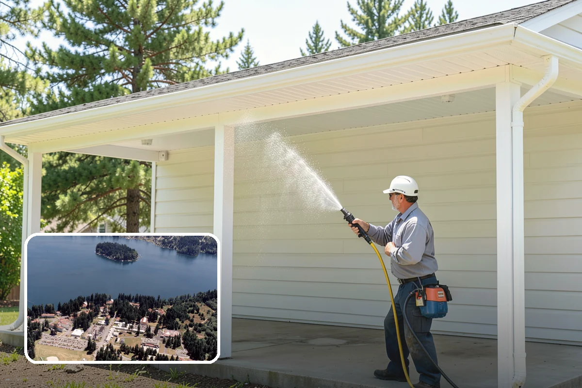 Metal Roof Cleaning in Lakewood, Pierce County, WA - Removes moss and grime without scratching painted or galvanized coatings