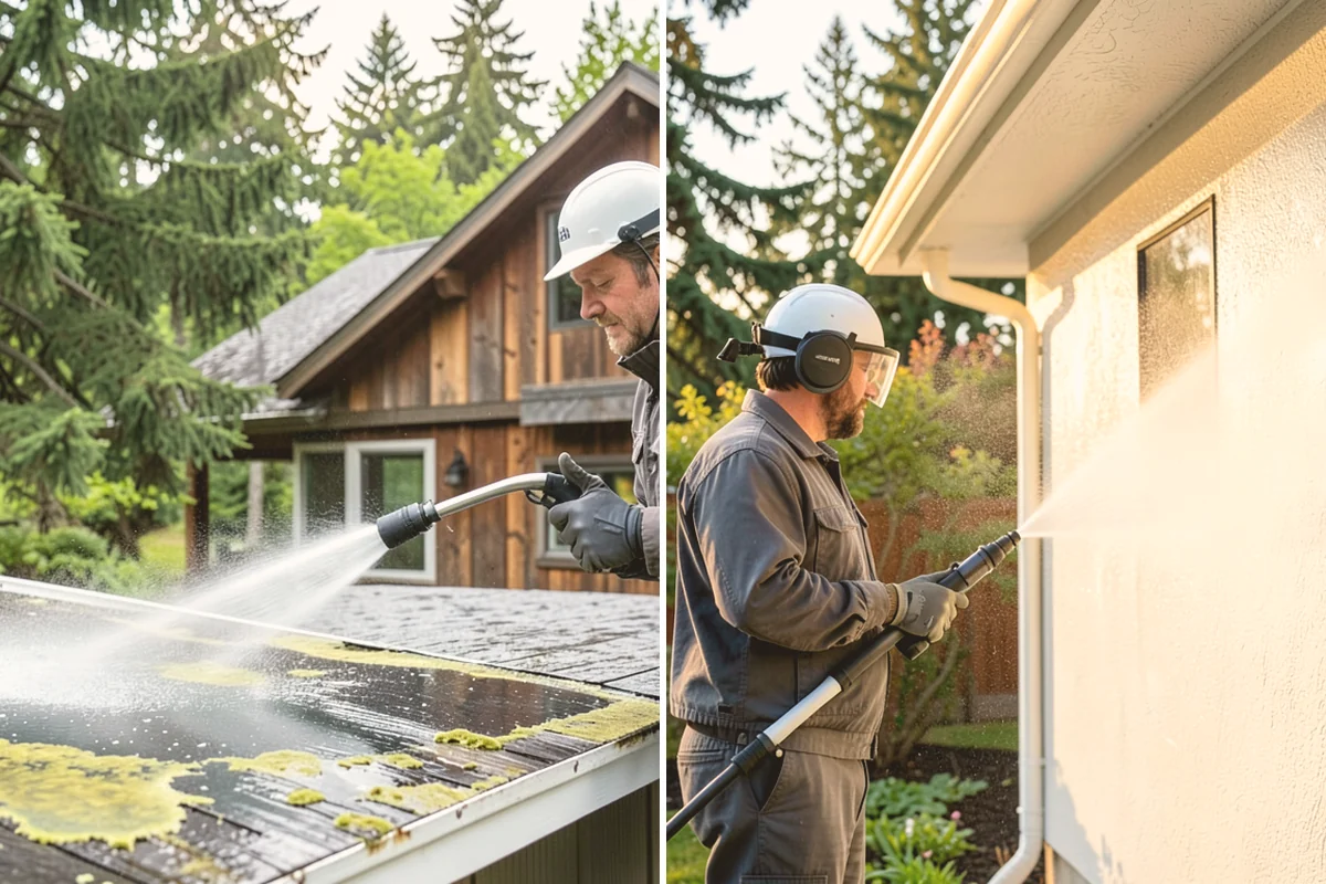 Metal Roof Cleaning in Langley, Island County, WA - Identify the metal type and coating condition