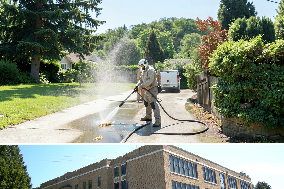 Metal Roof Cleaning in Maple Valley, King County, WA - Summer and early autumn provide the dry footing and mild temperatures that make metal roof work safest.