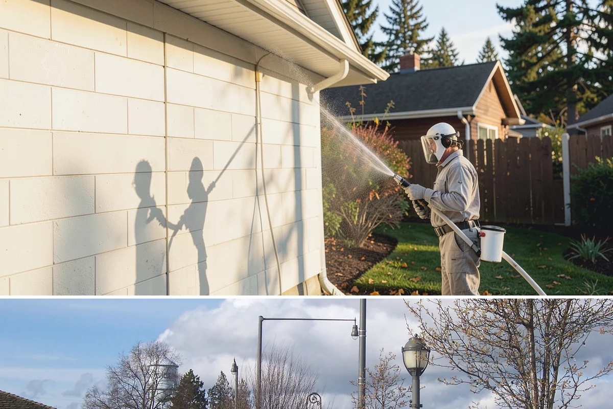 Metal Roof Cleaning in Marysville, Snohomish County, WA - Summer and early autumn provide the dry footing and mild temperatures that make metal roof work safest.