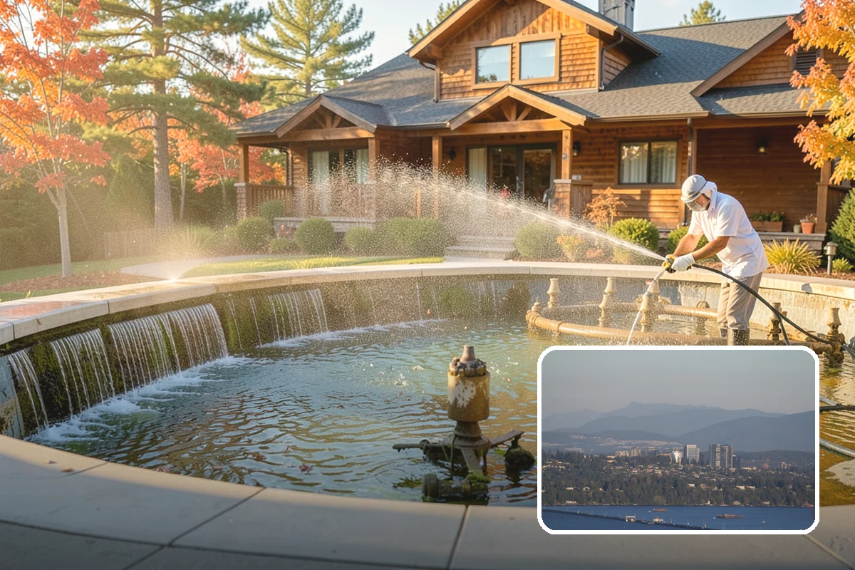 Metal Roof Cleaning in Medina, King County, WA - Removes moss and grime without scratching painted or galvanized coatings