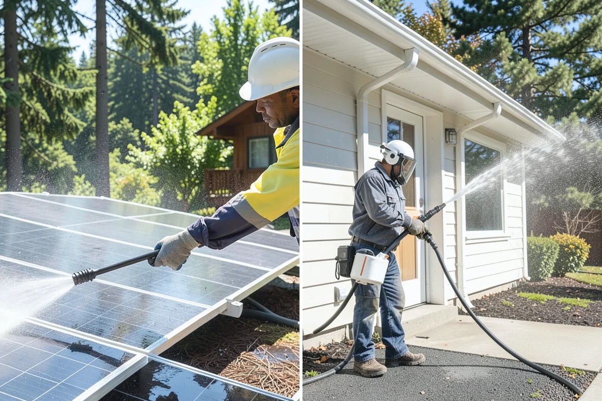 Metal Roof Cleaning in Medina, King County, WA - Identify the metal type and coating condition