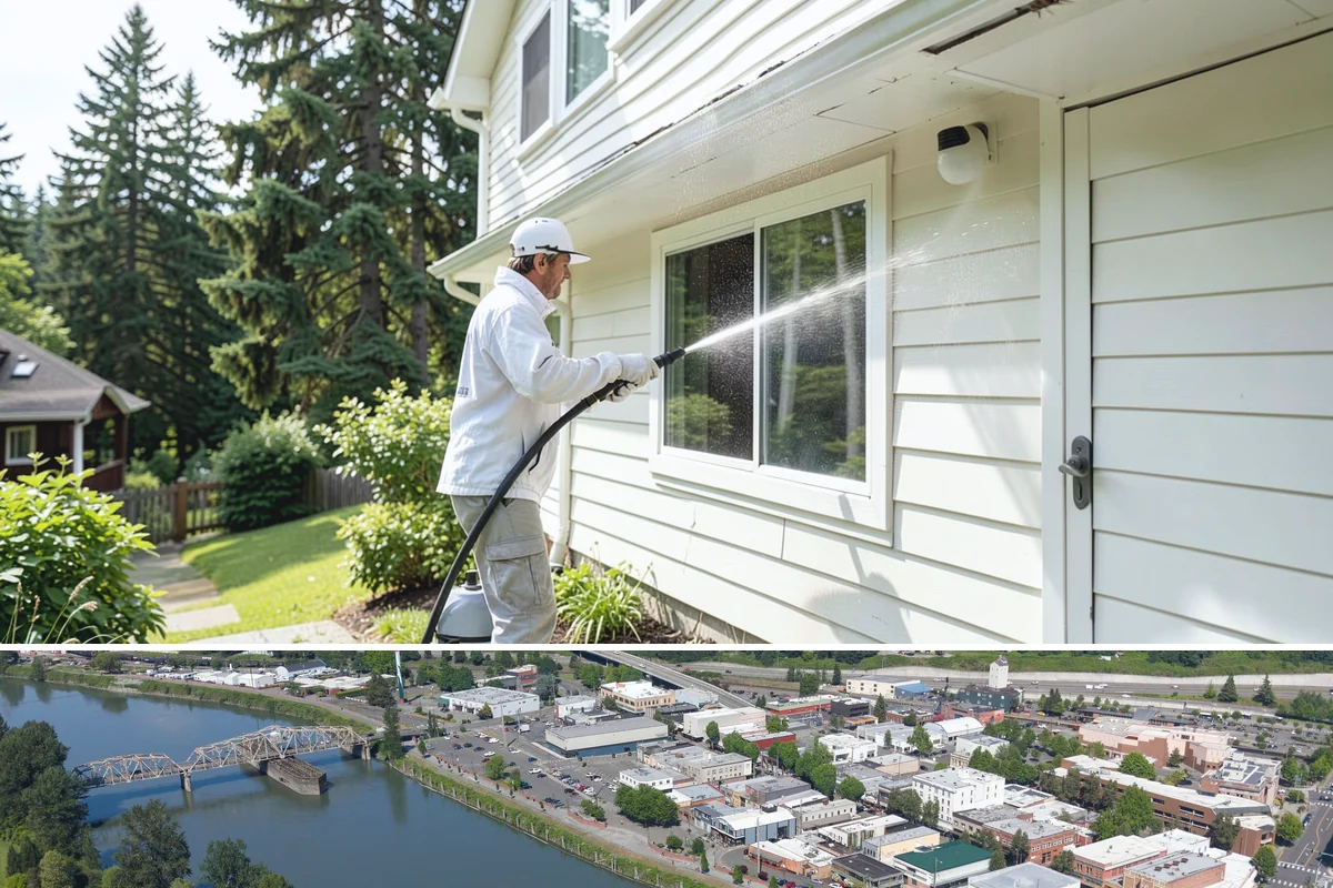 Metal Roof Cleaning in Mount Vernon, Skagit County, WA - Summer and early autumn provide the dry footing and mild temperatures that make metal roof work safest.