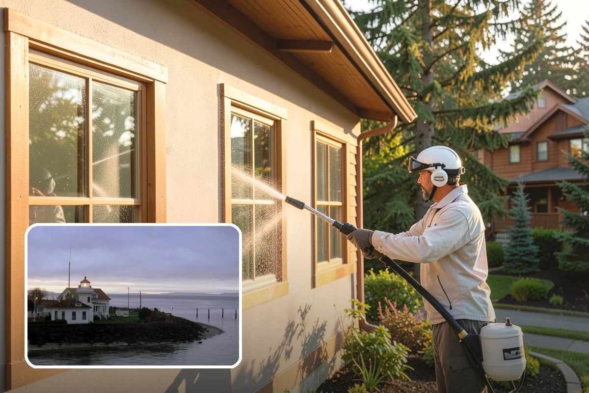 Metal Roof Cleaning in Mukilteo, Snohomish County, WA - Removes moss and grime without scratching painted or galvanized coatings