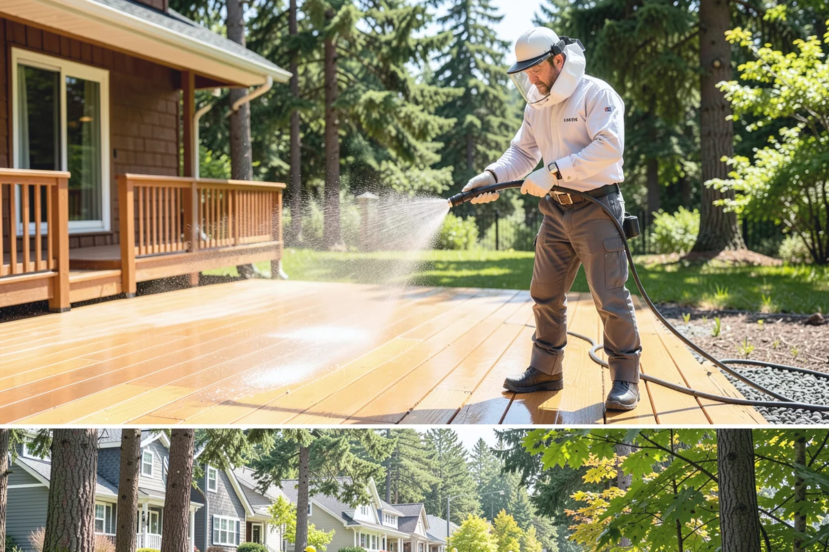 Metal Roof Cleaning in Normandy Park, King County, WA - Summer and early autumn provide the dry footing and mild temperatures that make metal roof work safest.