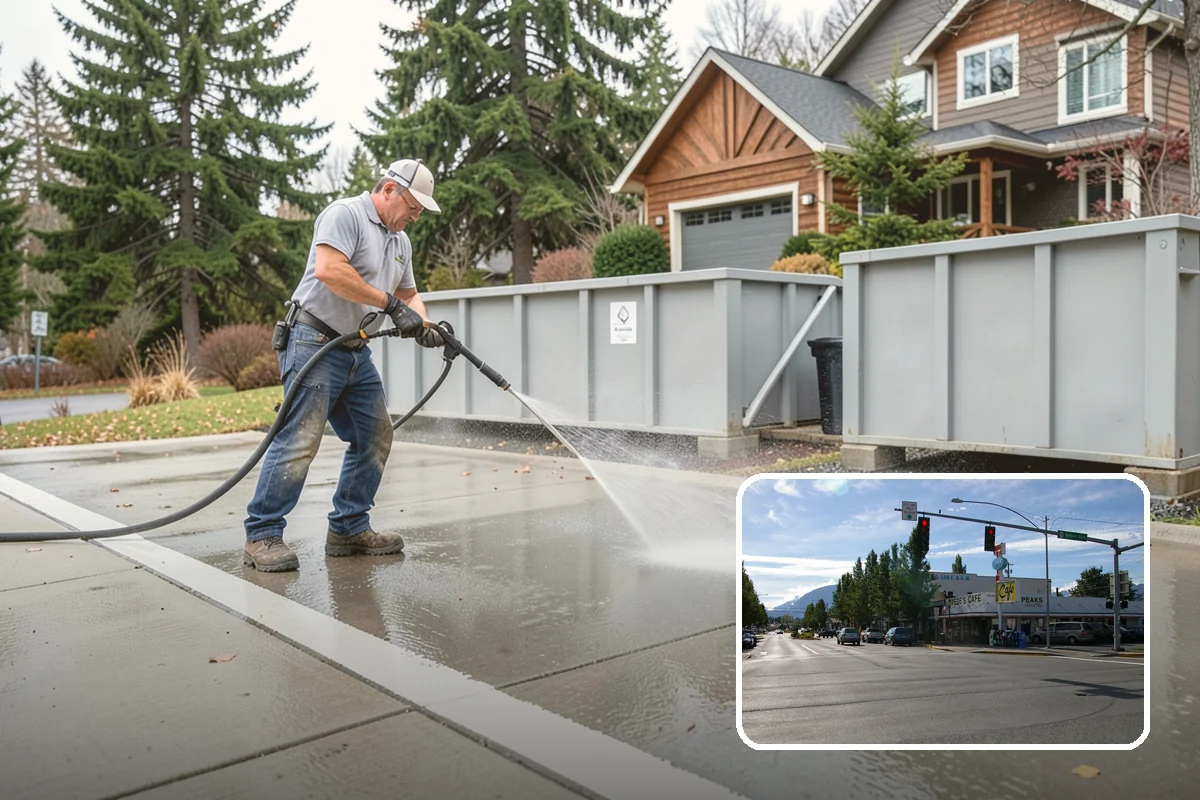 Metal Roof Cleaning in North Bend, King County, WA - Removes moss and grime without scratching painted or galvanized coatings