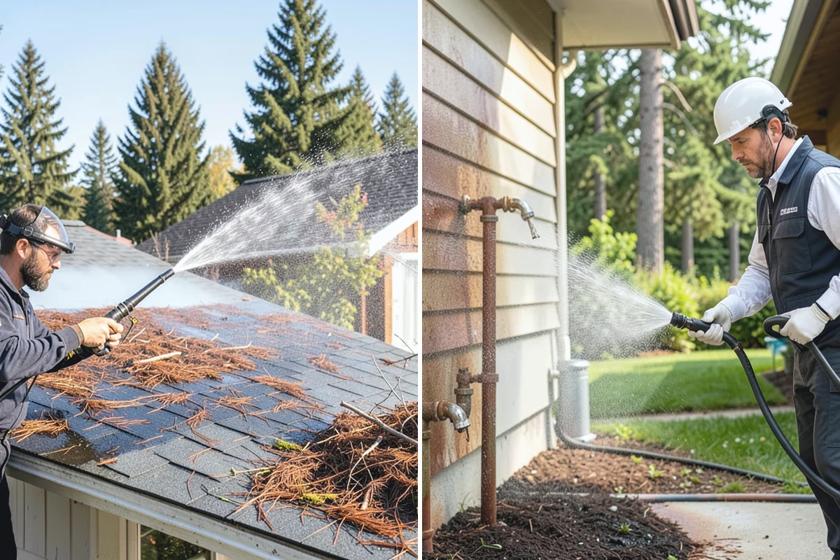 Metal Roof Cleaning in Renton, King County, WA - Identify the metal type and coating condition
