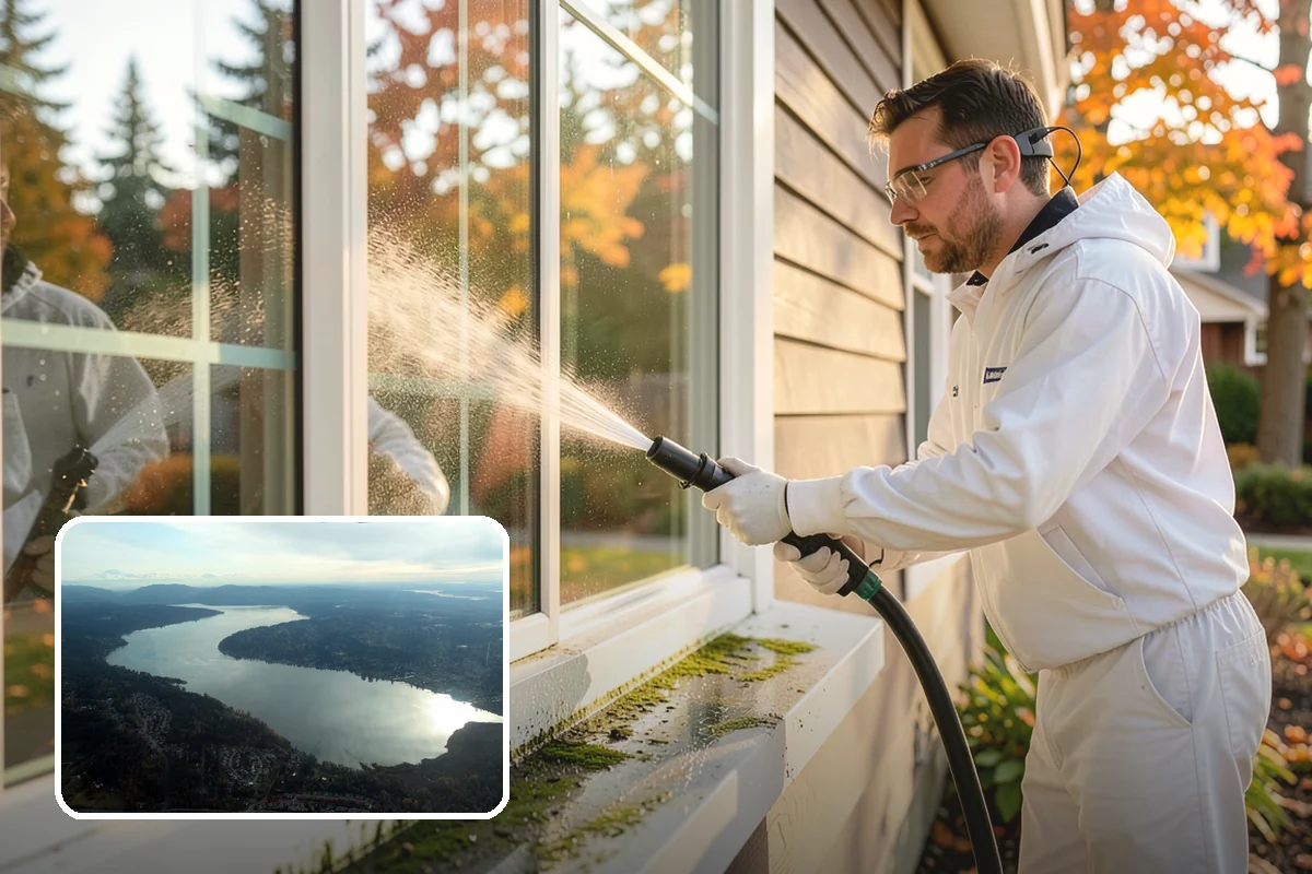 Metal Roof Cleaning in Sammamish, King County, WA - Removes moss and grime without scratching painted or galvanized coatings