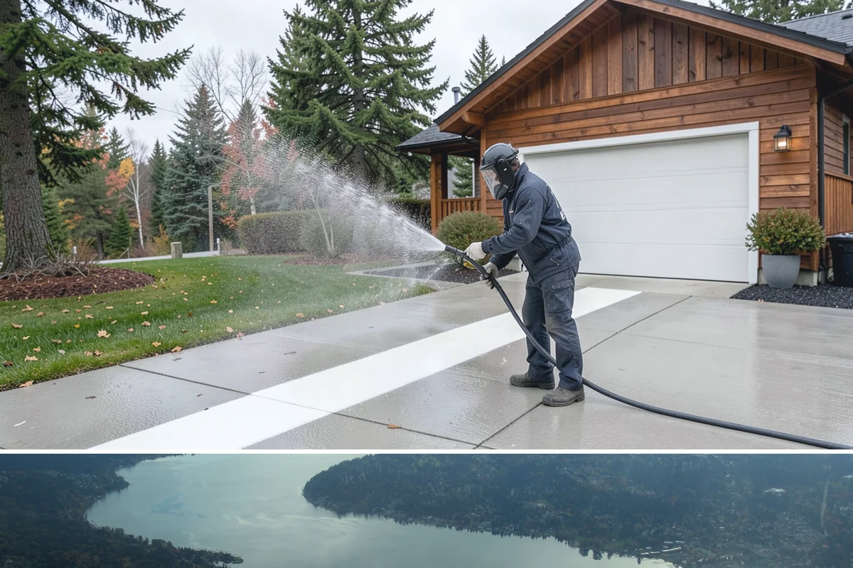 Metal Roof Cleaning in Sammamish, King County, WA - Summer and early autumn provide the dry footing and mild temperatures that make metal roof work safest.