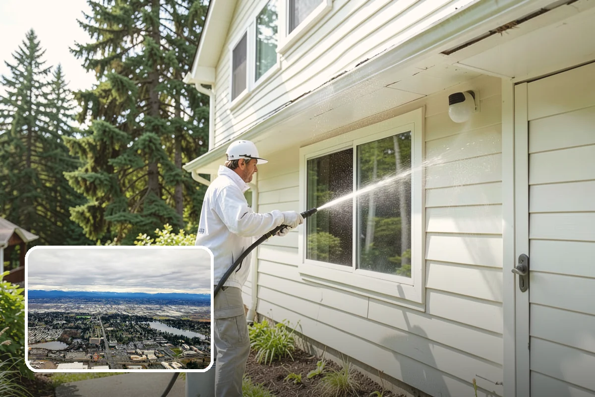 Metal Roof Cleaning in SeaTac, King County, WA - Removes moss and grime without scratching painted or galvanized coatings