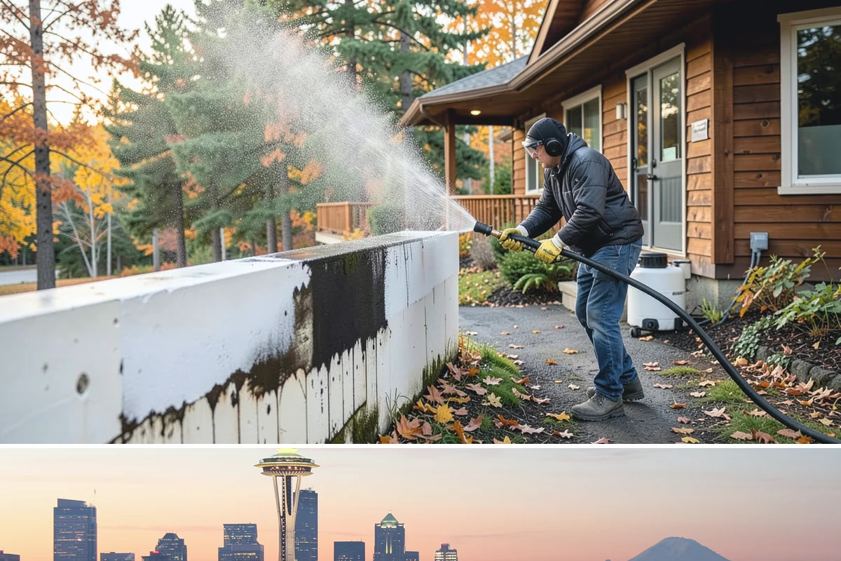 Metal Roof Cleaning in Seattle, King County, WA - Summer and early autumn provide the dry footing and mild temperatures that make metal roof work safest.