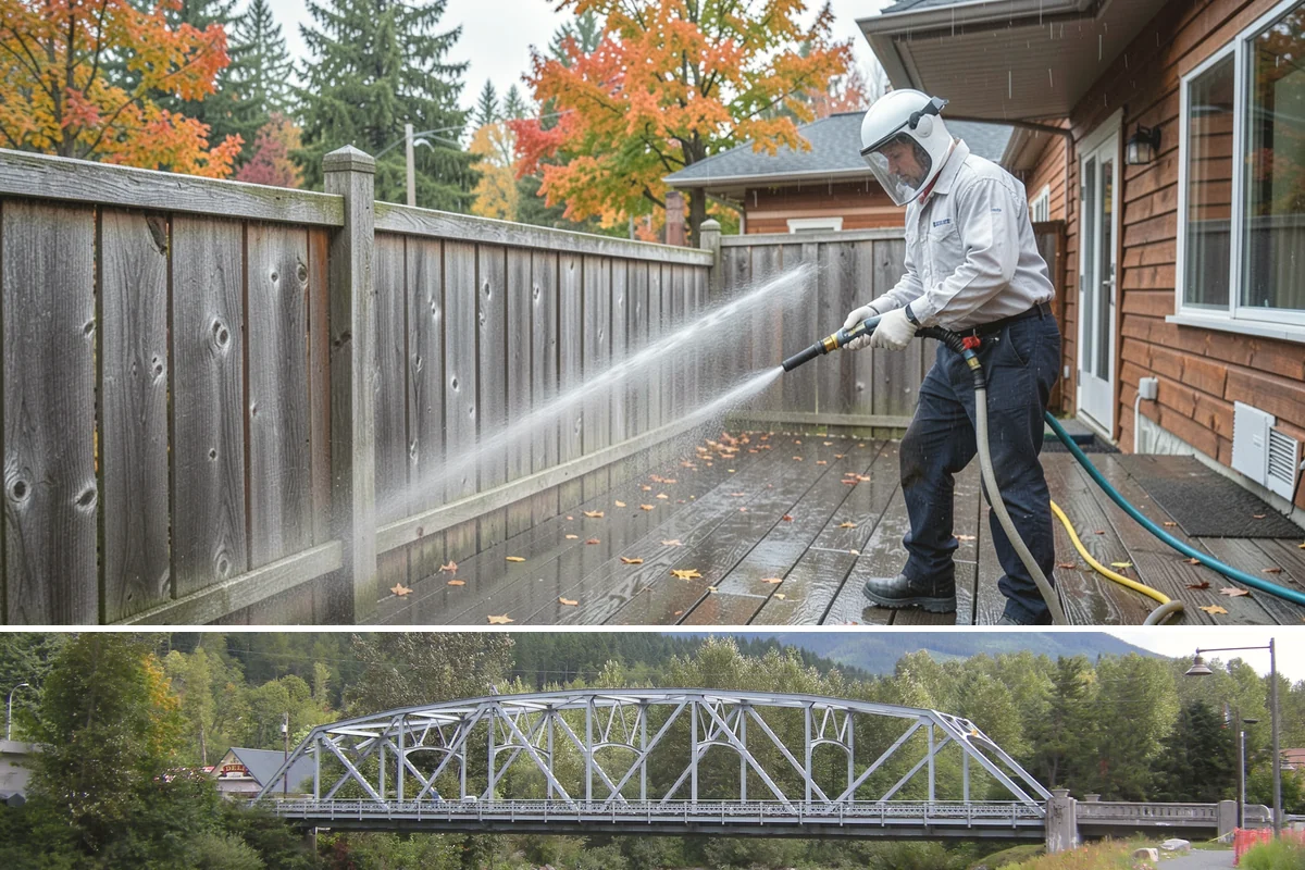 Metal Roof Cleaning in Skykomish, King County, WA - Summer and early autumn provide the dry footing and mild temperatures that make metal roof work safest.