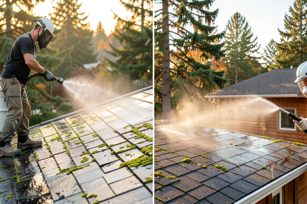 Metal Roof Cleaning in Snoqualmie, King County, WA - Identify the metal type and coating condition