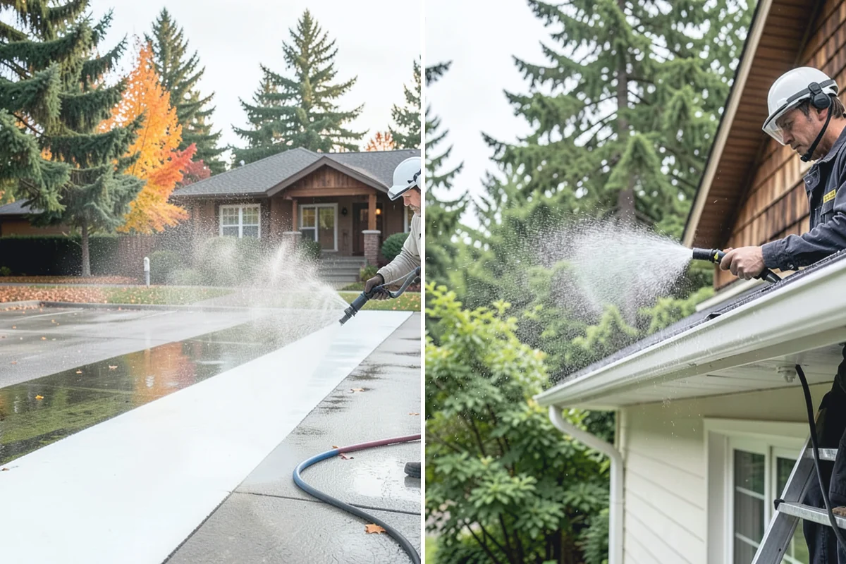 Metal Roof Cleaning in Woodinville, King County, WA - Identify the metal type and coating condition