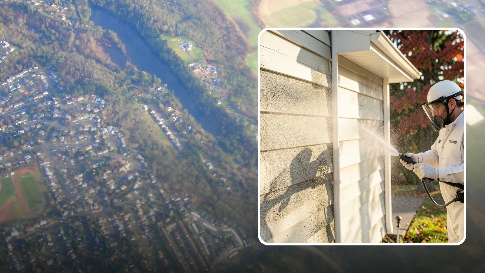 Mildew Removal in Algona, King County, WA - Soft-wash mildew removal that clears the powdery gray and black film from siding, trim, and outdoor surfaces.