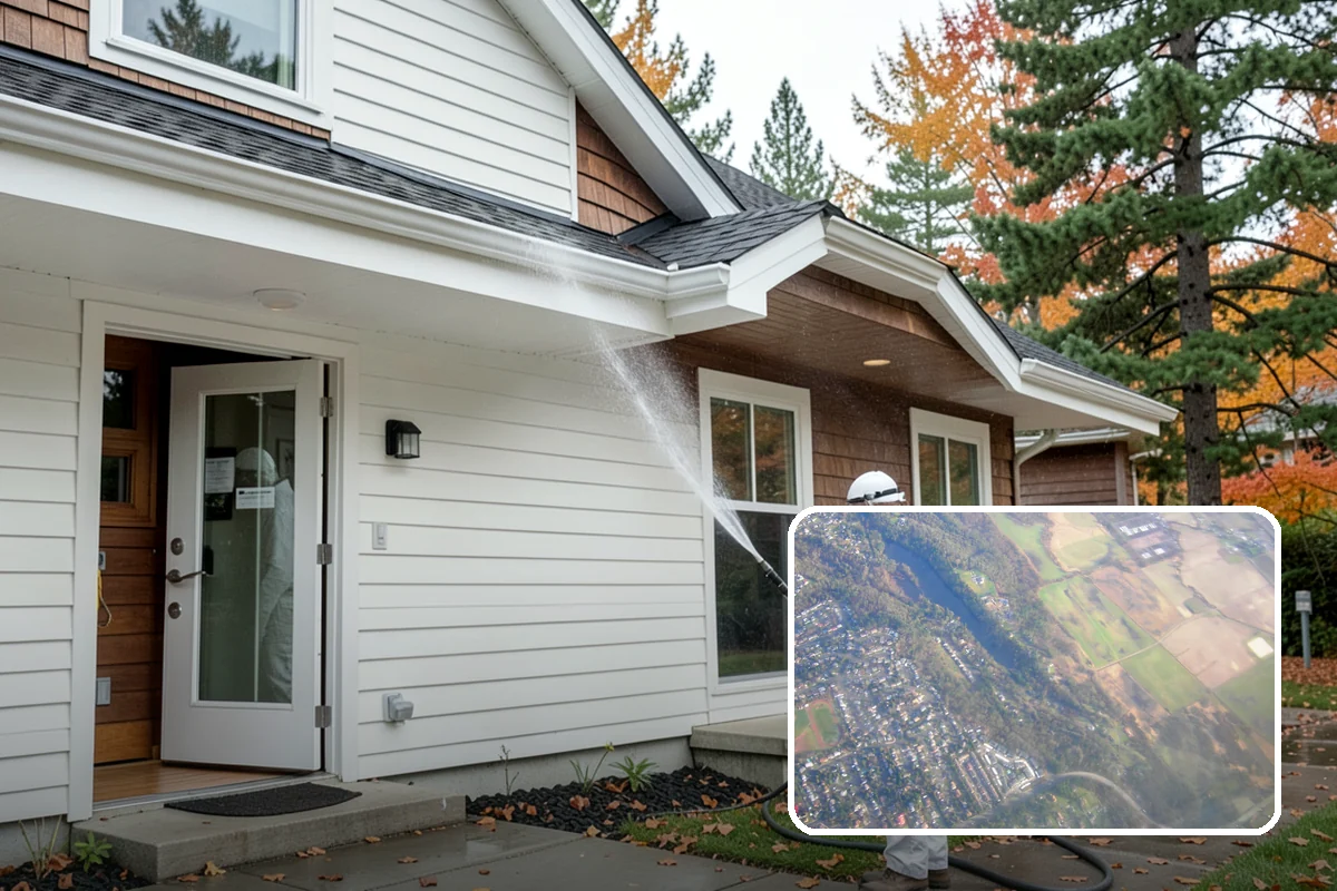 Mildew Removal in Algona, King County, WA - Eliminates the powdery mildew film at its source