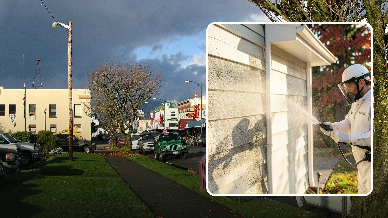 Mildew Removal in Arlington, Snohomish County, WA - Soft-wash mildew removal that clears the powdery gray and black film from siding, trim, and outdoor surfaces.