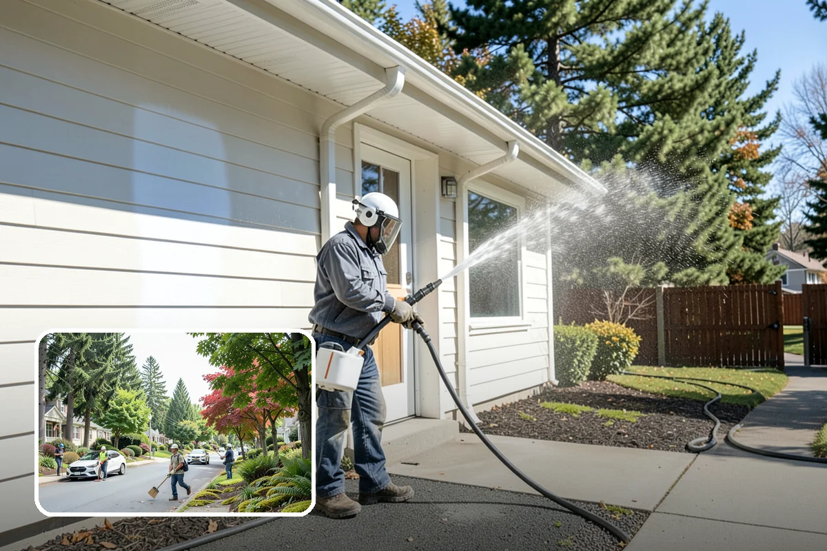 Mildew Removal in Beaux Arts Village, King County, WA - Eliminates the powdery mildew film at its source