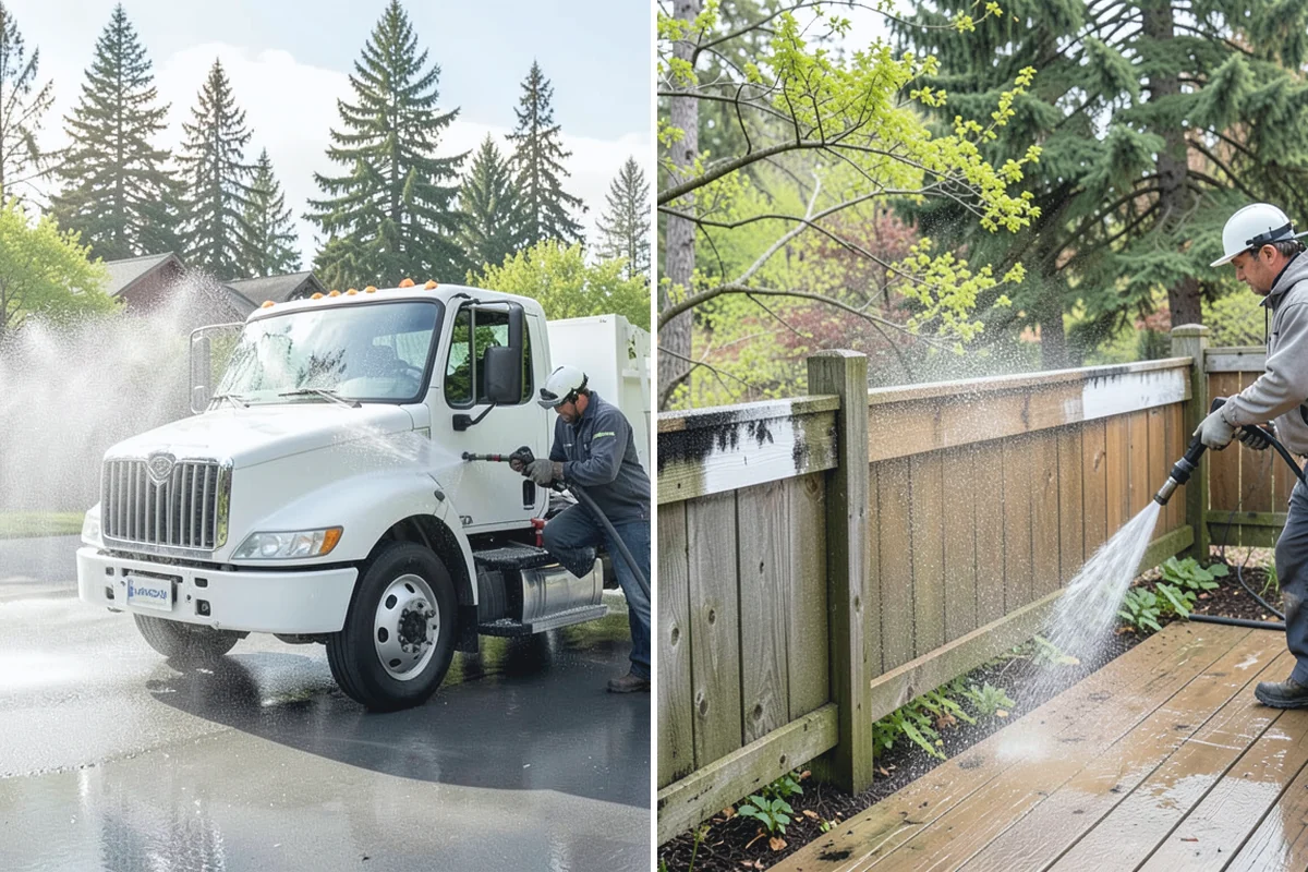 Mildew Removal in Beaux Arts Village, King County, WA - Assess the mildew coverage and the affected materials