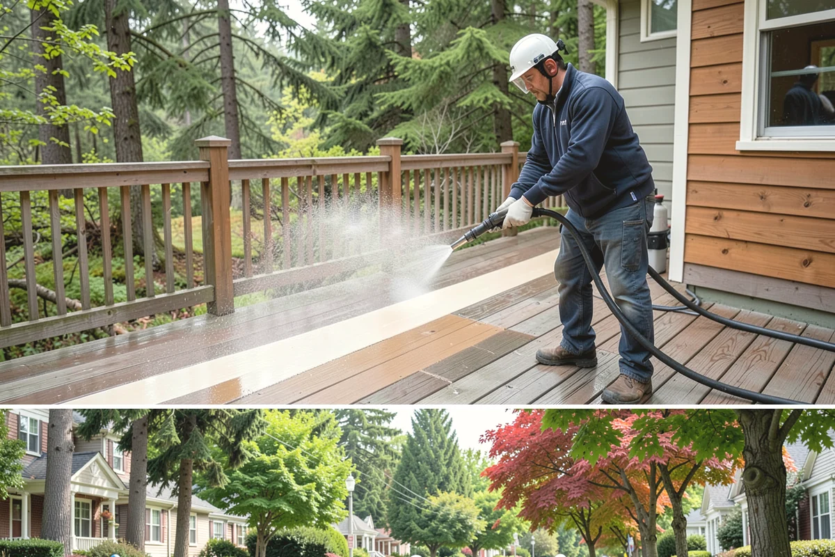 Mildew Removal in Beaux Arts Village, King County, WA - Treat mildew in late spring once temperatures rise, clearing the buildup that accumulates through the wet winter.