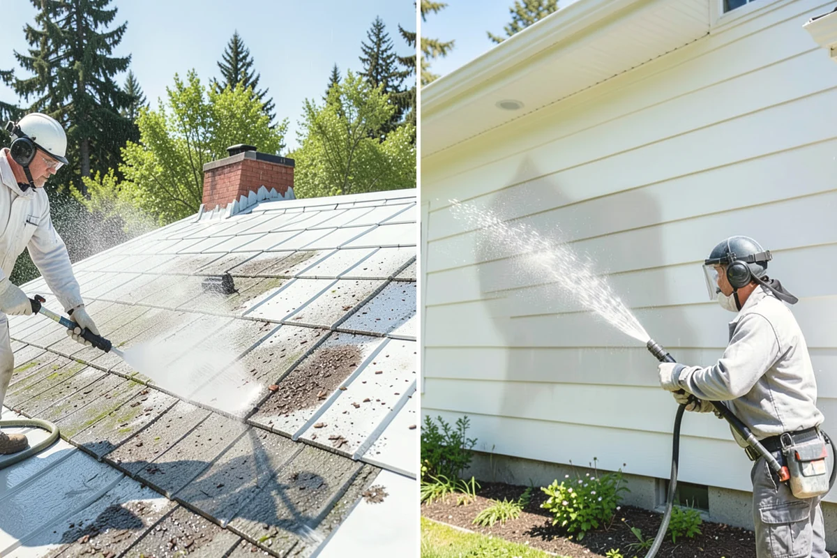 Mildew Removal in Black Diamond, King County, WA - Assess the mildew coverage and the affected materials